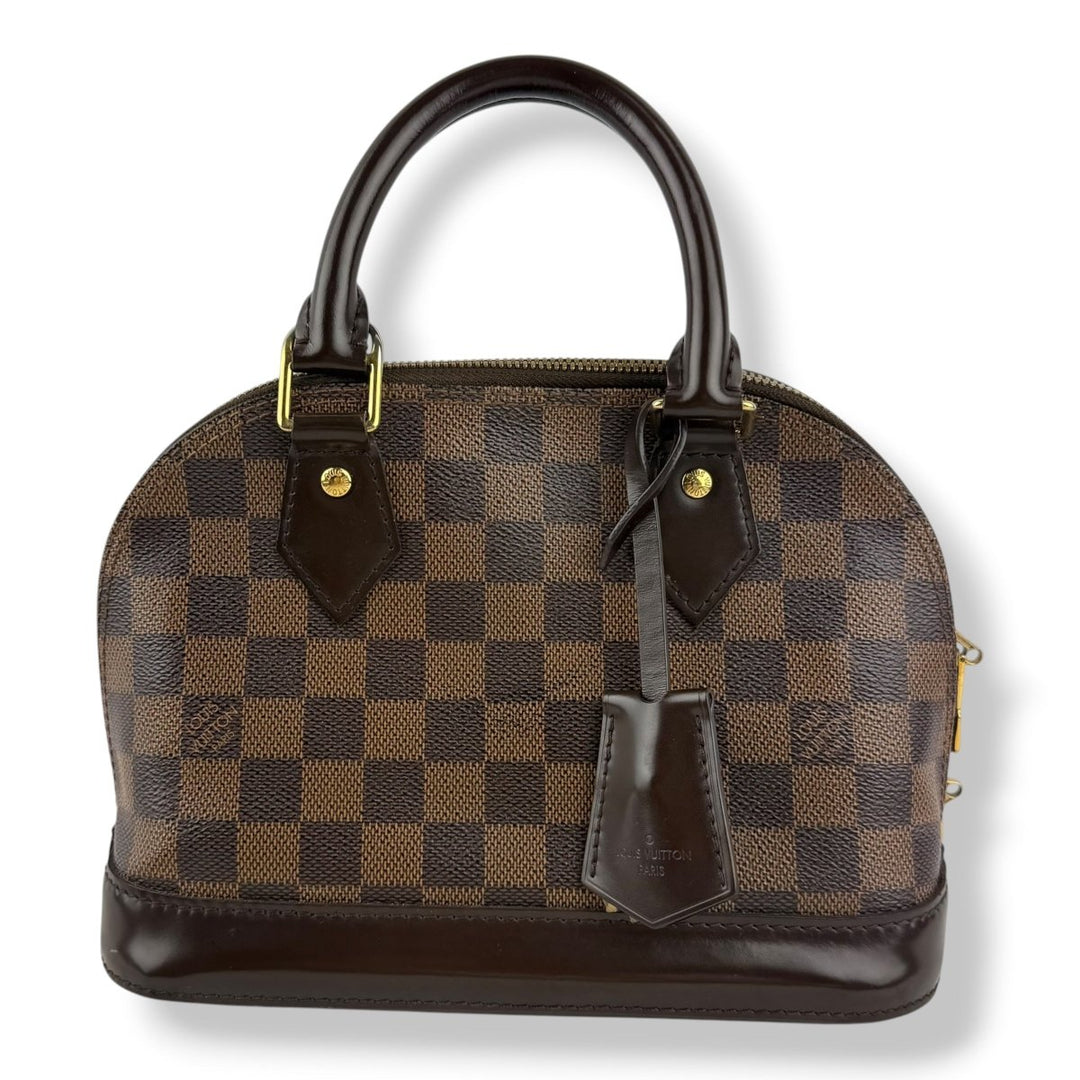 Louis Vuitton Brown Damier Ebene Alma BB Handbag - Lux Central