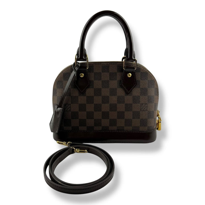 Louis Vuitton Brown Damier Ebene Alma BB Handbag - Lux Central