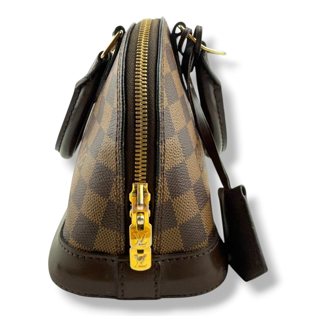 Louis Vuitton Brown Damier Ebene Alma BB Handbag - Lux Central