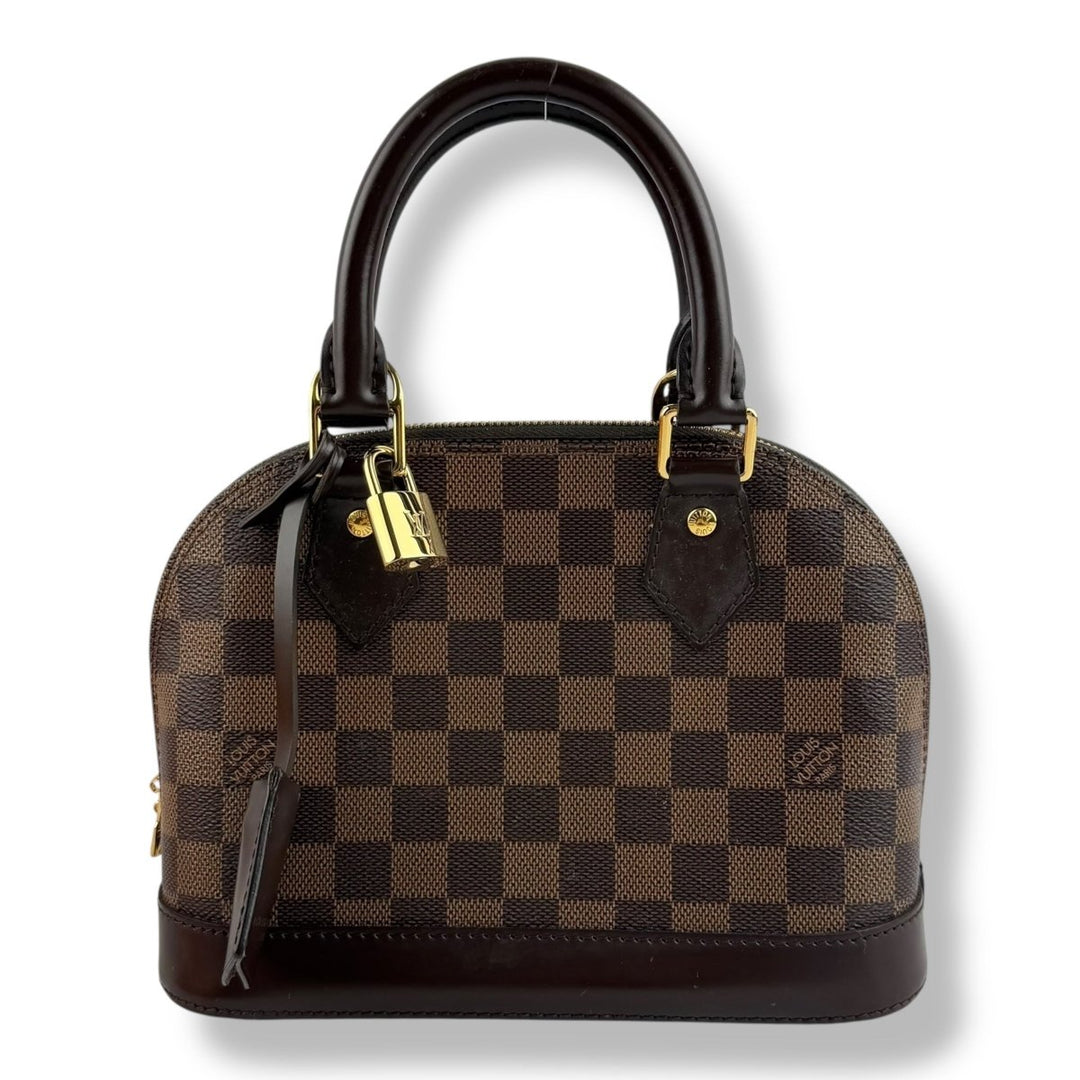 Louis Vuitton Brown Damier Ebene Alma BB Handbag - Lux Central