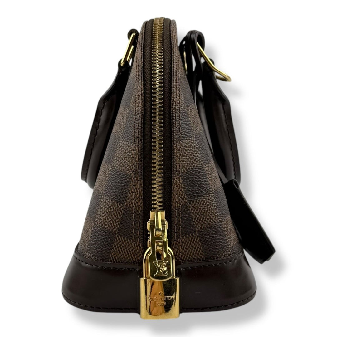 Louis Vuitton Brown Damier Ebene Alma BB Handbag - Lux Central