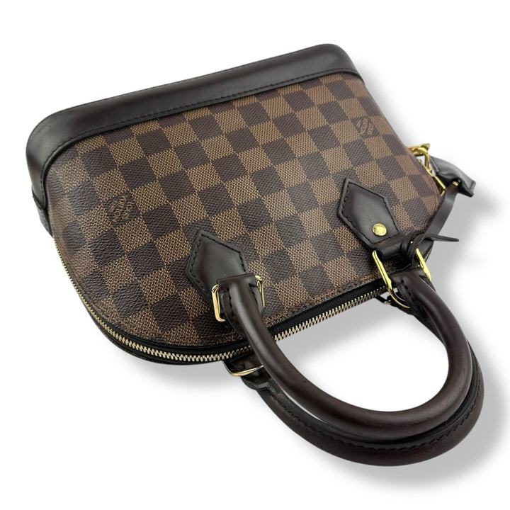 Louis Vuitton Brown Damier Ebene Alma BB Handbag - Lux Central