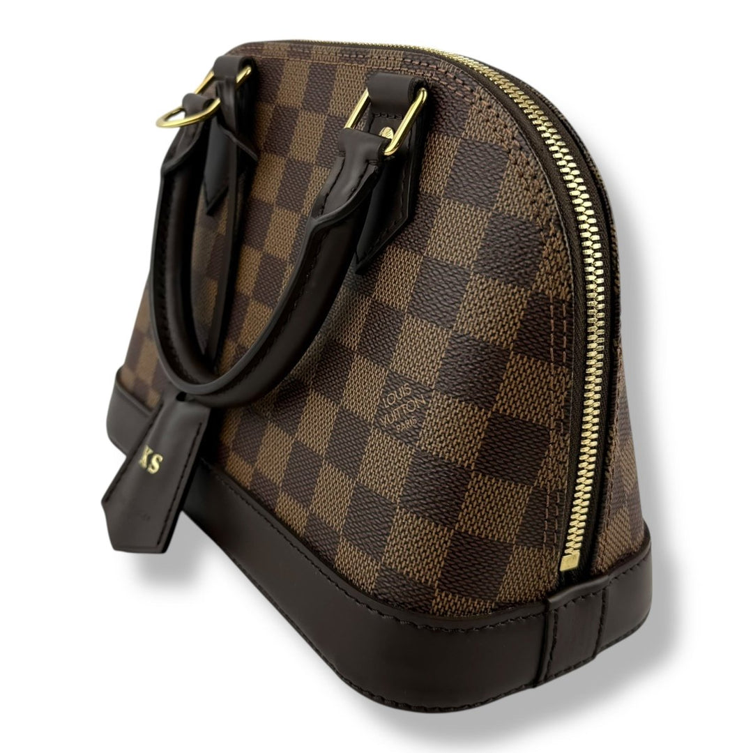 Louis Vuitton Brown Damier Ebene Alma BB Handbag - Lux Central
