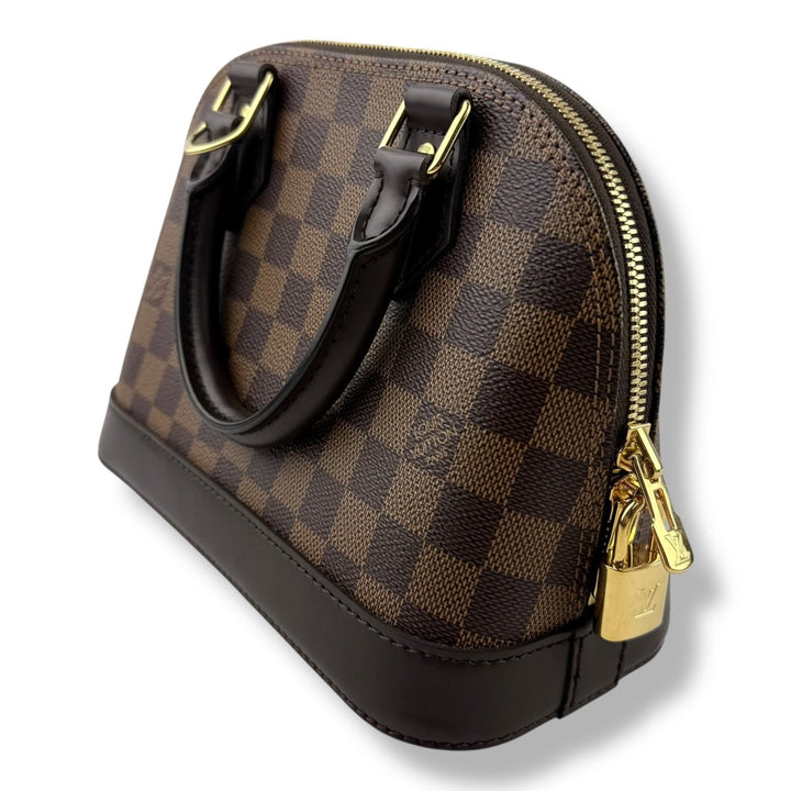 Louis Vuitton Brown Damier Ebene Alma BB Handbag - Lux Central