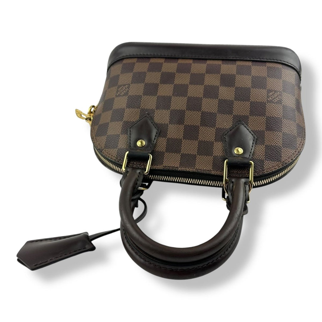 Louis Vuitton Brown Damier Ebene Alma BB Handbag - Lux Central