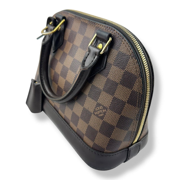 Louis Vuitton Brown Damier Ebene Alma BB Handbag - Lux Central