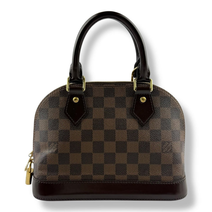 Louis Vuitton Brown Damier Ebene Alma BB Handbag - Lux Central