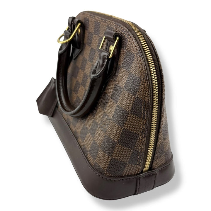 Louis Vuitton Brown Damier Ebene Alma BB Handbag - Lux Central