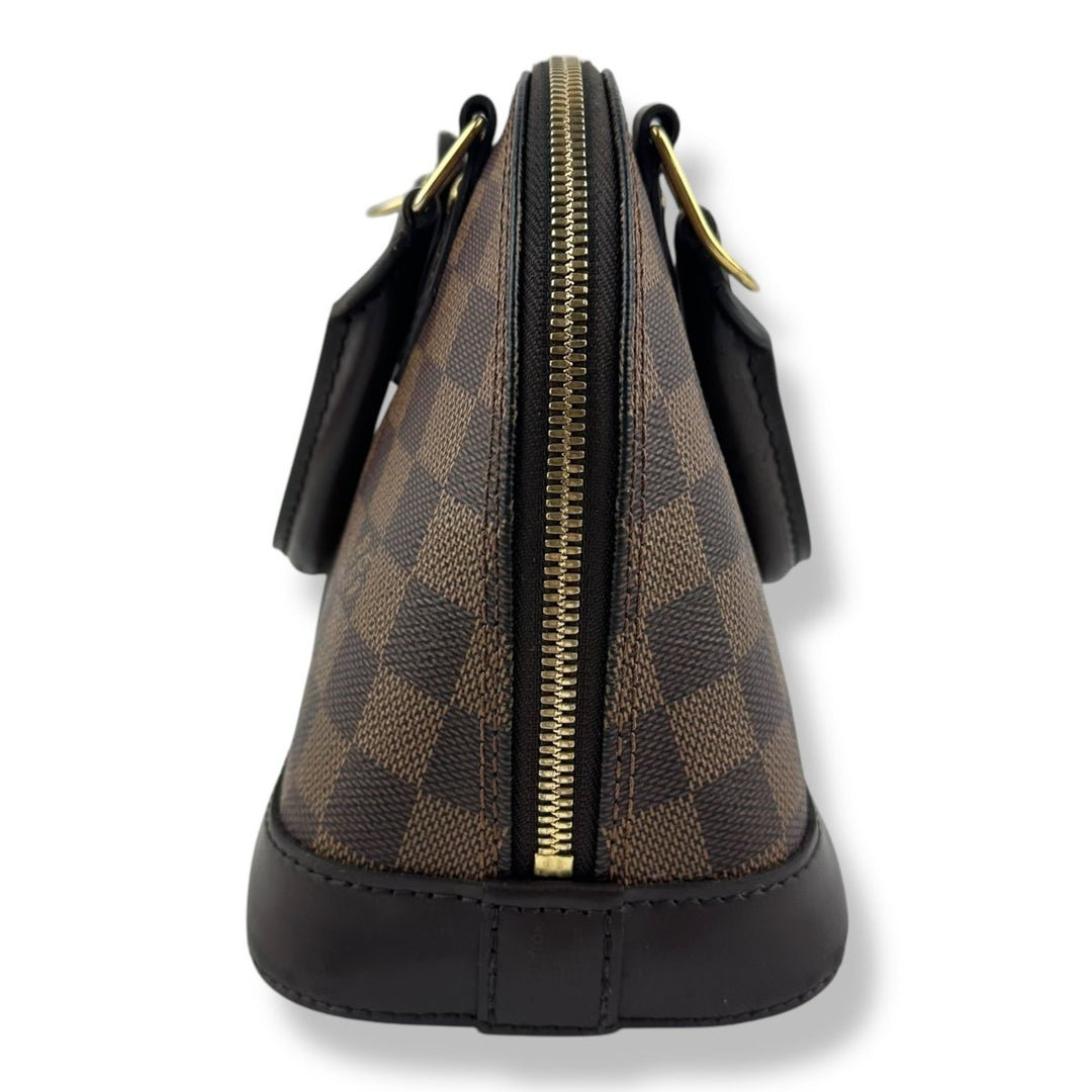 Louis Vuitton Brown Damier Ebene Alma BB Handbag - Lux Central