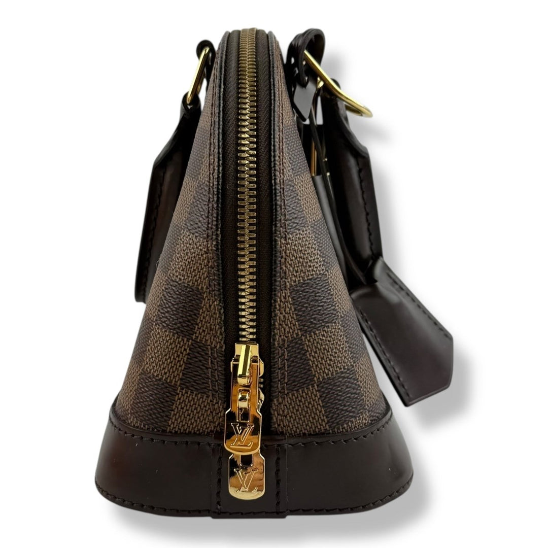 Louis Vuitton Brown Damier Ebene Alma BB Handbag - Lux Central