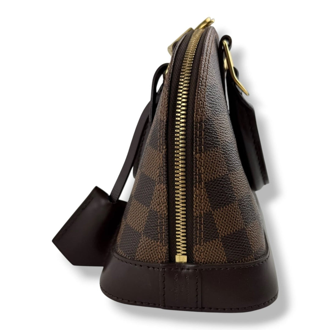 Louis Vuitton Brown Damier Ebene Alma BB Handbag - Lux Central