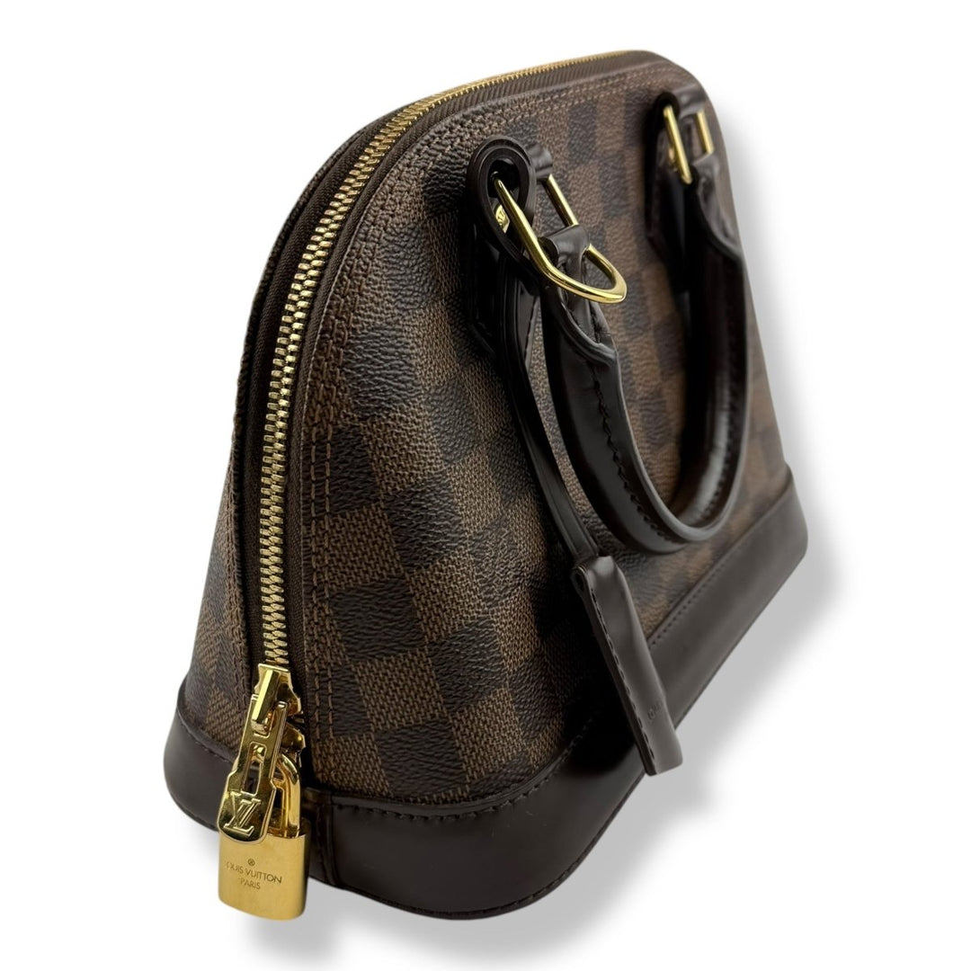 Louis Vuitton Brown Damier Ebene Alma BB Handbag - Lux Central