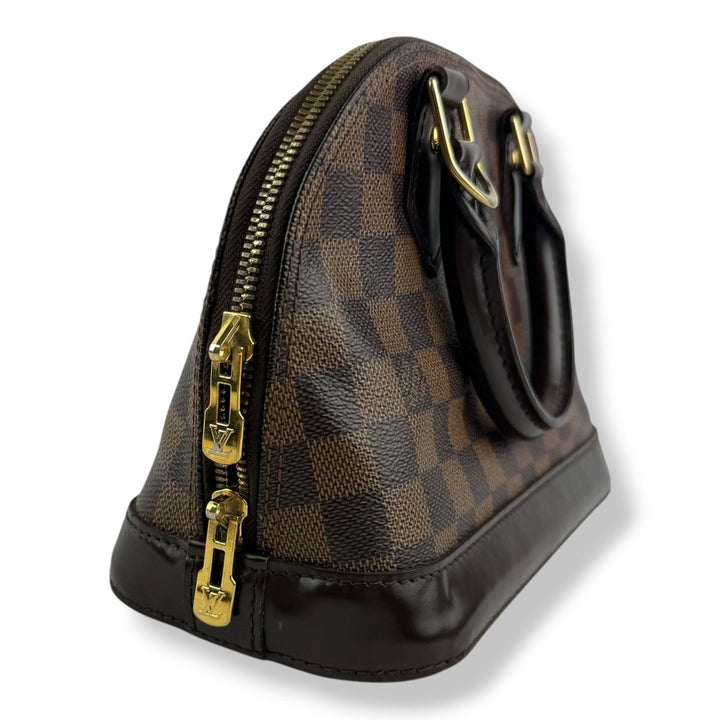 Louis Vuitton Brown Damier Ebene Alma BB Handbag - Lux Central