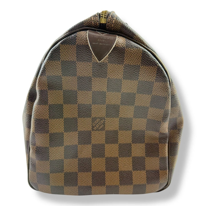 Louis Vuitton Brown Damier Ebene Speedy 30 Handbag - Lux Central