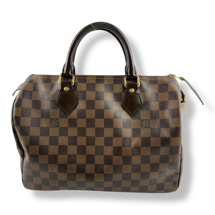 Louis Vuitton Brown Damier Ebene Speedy 30 Handbag - Lux Central