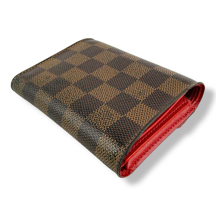 Louis Vuitton Brown Damier Ebene Victorine Wallet - Lux Central
