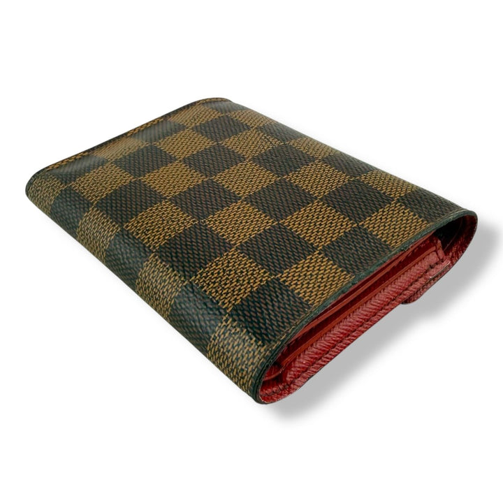 Louis Vuitton Brown Damier Ebene Victorine Wallet - Lux Central