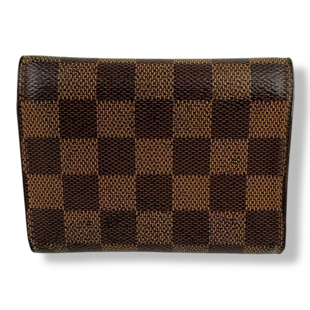 Louis Vuitton Brown Damier Ebene Victorine Wallet - Lux Central