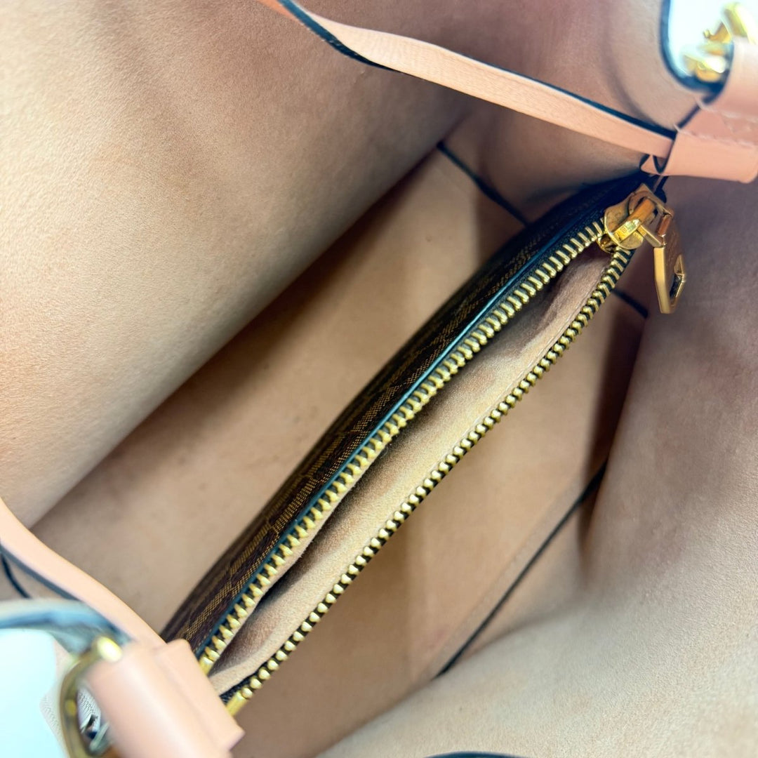 Louis Vuitton Brown Damier Ebene/Pink MM Neo Noe Handbag - Lux Central