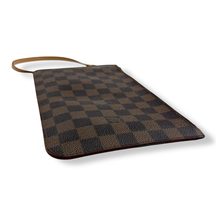 Louis Vuitton Brown Damier Neverfull Clutch Pouch - Lux Central