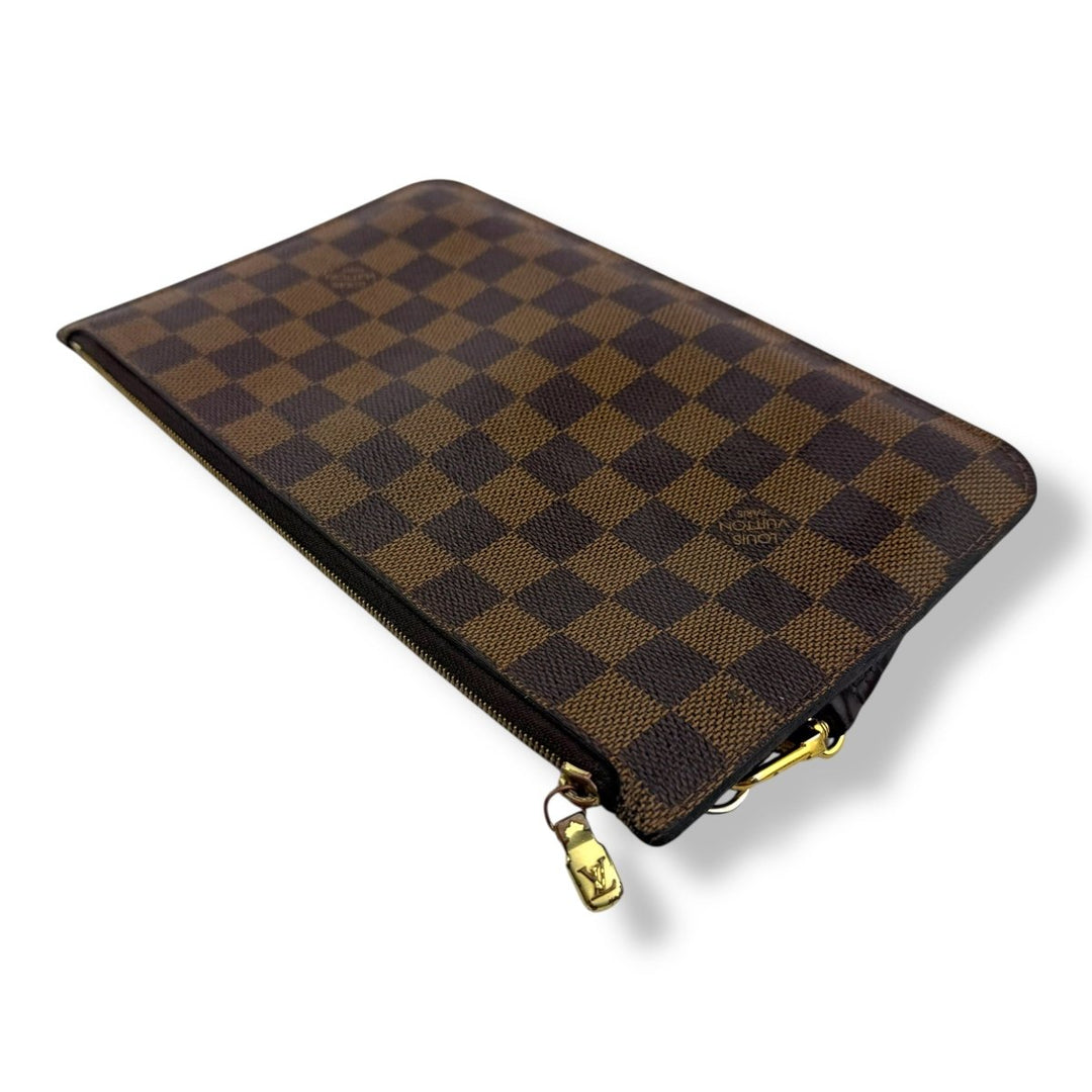 Louis Vuitton Brown Damier Neverfull Clutch Pouch - Lux Central