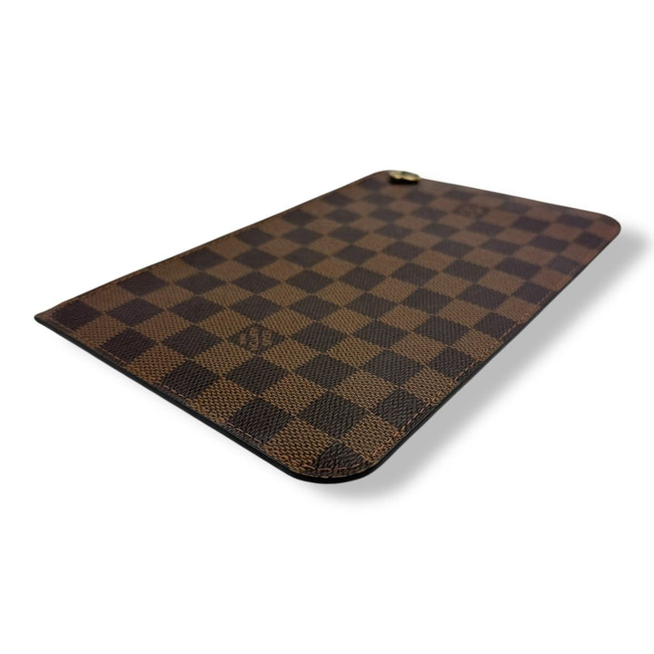 Louis Vuitton Brown Damier Neverfull Clutch Pouch - Lux Central