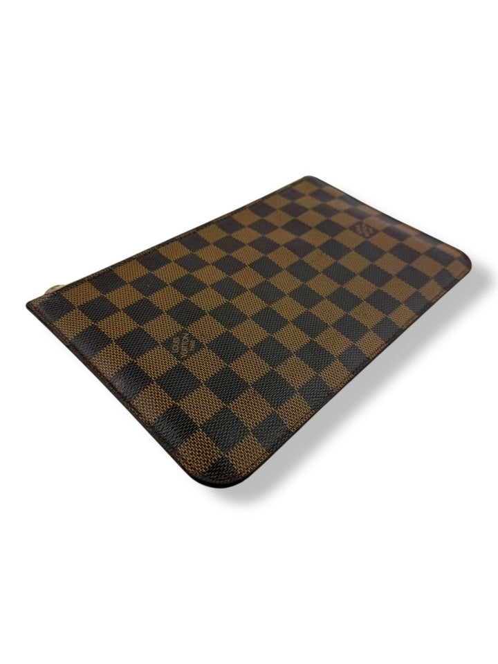 Louis Vuitton Brown Damier Neverfull Clutch Pouch - Lux Central