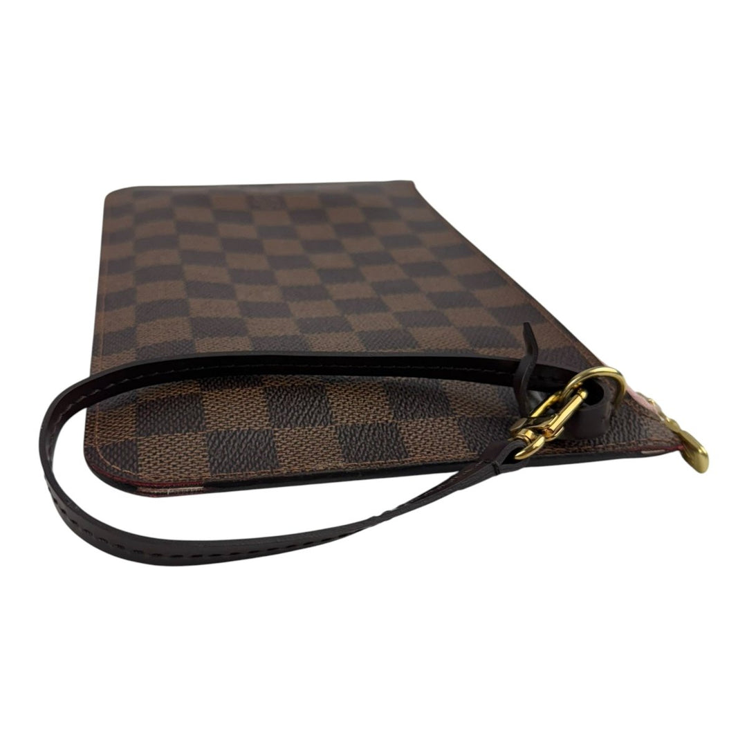 Louis Vuitton Brown Damier Neverfull Clutch Pouch - Lux Central