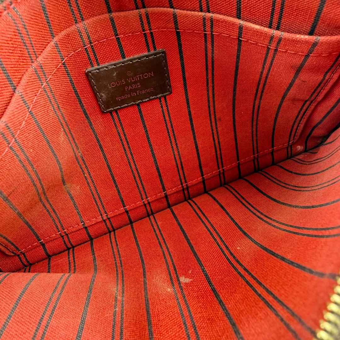 Louis Vuitton Brown Damier Neverfull Clutch Pouch - Lux Central