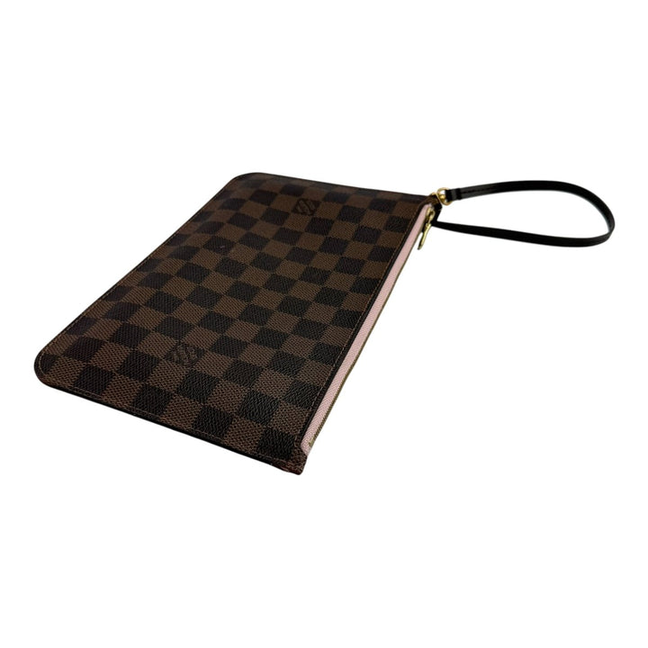 Louis Vuitton Brown Damier Neverfull Clutch Pouch - Lux Central