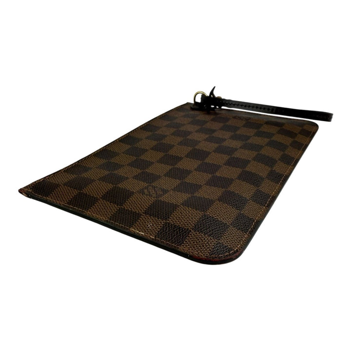 Louis Vuitton Brown Damier Neverfull Clutch Pouch - Lux Central