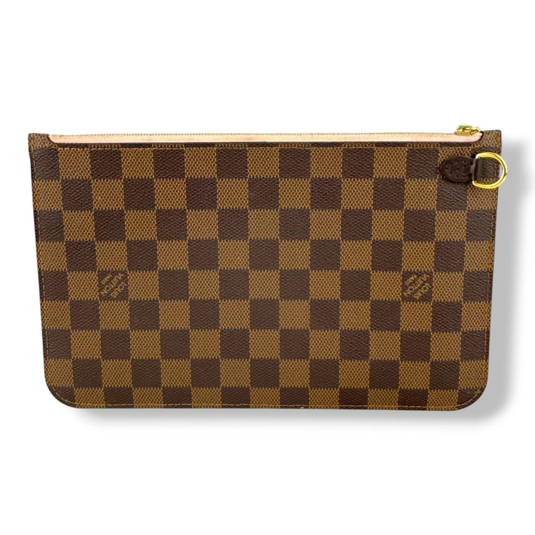 Louis Vuitton Brown Damier Neverfull Clutch Pouch - Lux Central