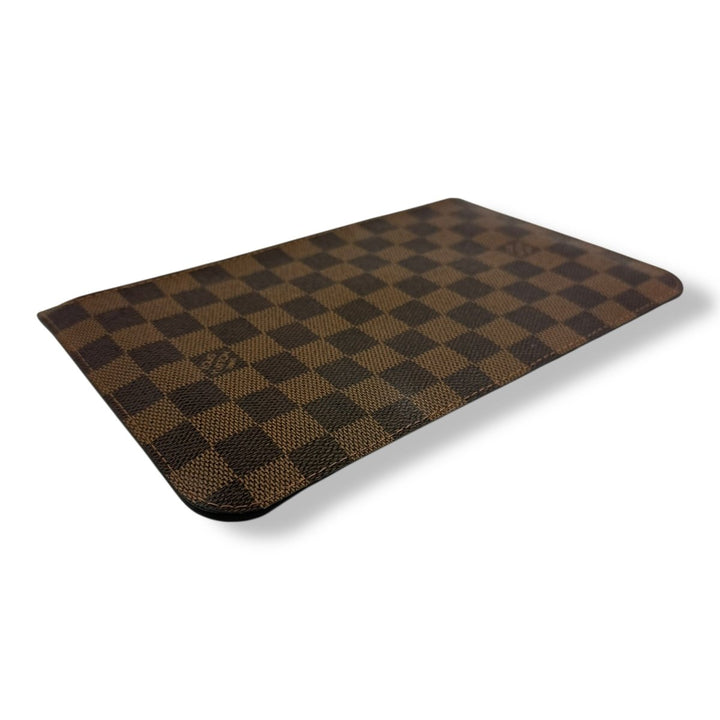 Louis Vuitton Brown Damier Neverfull Clutch Pouch - Lux Central