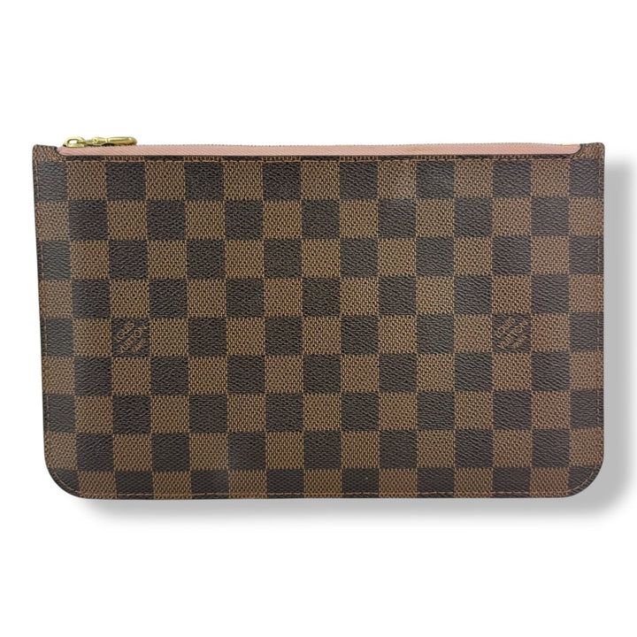 Louis Vuitton Brown Damier Neverfull Clutch Pouch - Lux Central