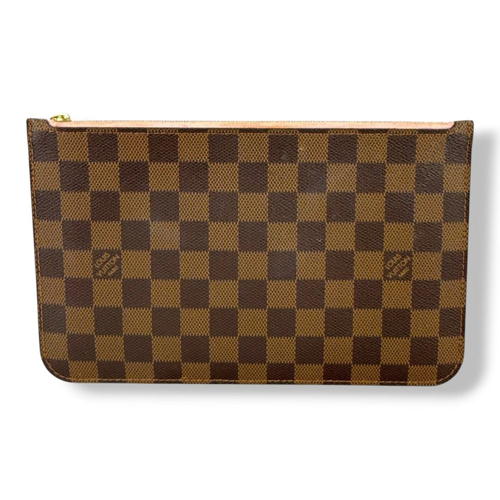 Louis Vuitton Brown Damier Neverfull Clutch Pouch - Lux Central