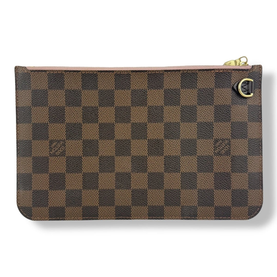 Louis Vuitton Brown Damier Neverfull Clutch Pouch - Lux Central