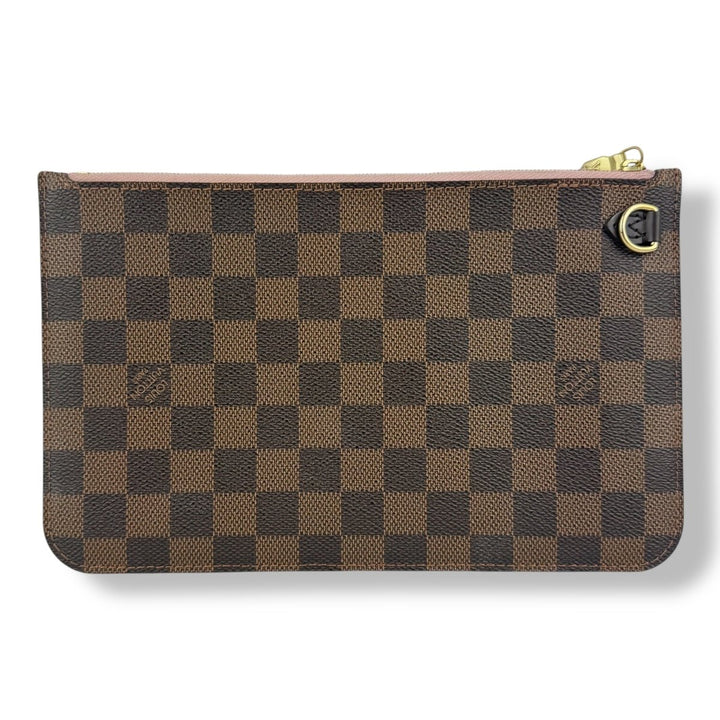 Louis Vuitton Brown Damier Neverfull Clutch Pouch - Lux Central