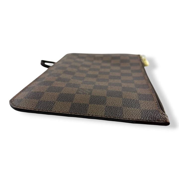 Louis Vuitton Brown Damier Neverfull Clutch Pouch - Lux Central