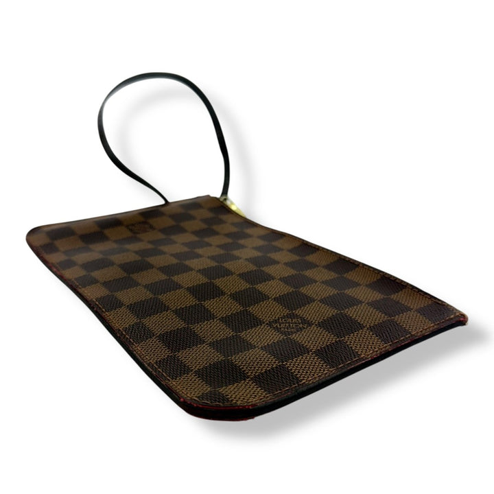 Louis Vuitton Brown Damier Neverfull Clutch Pouch - Lux Central