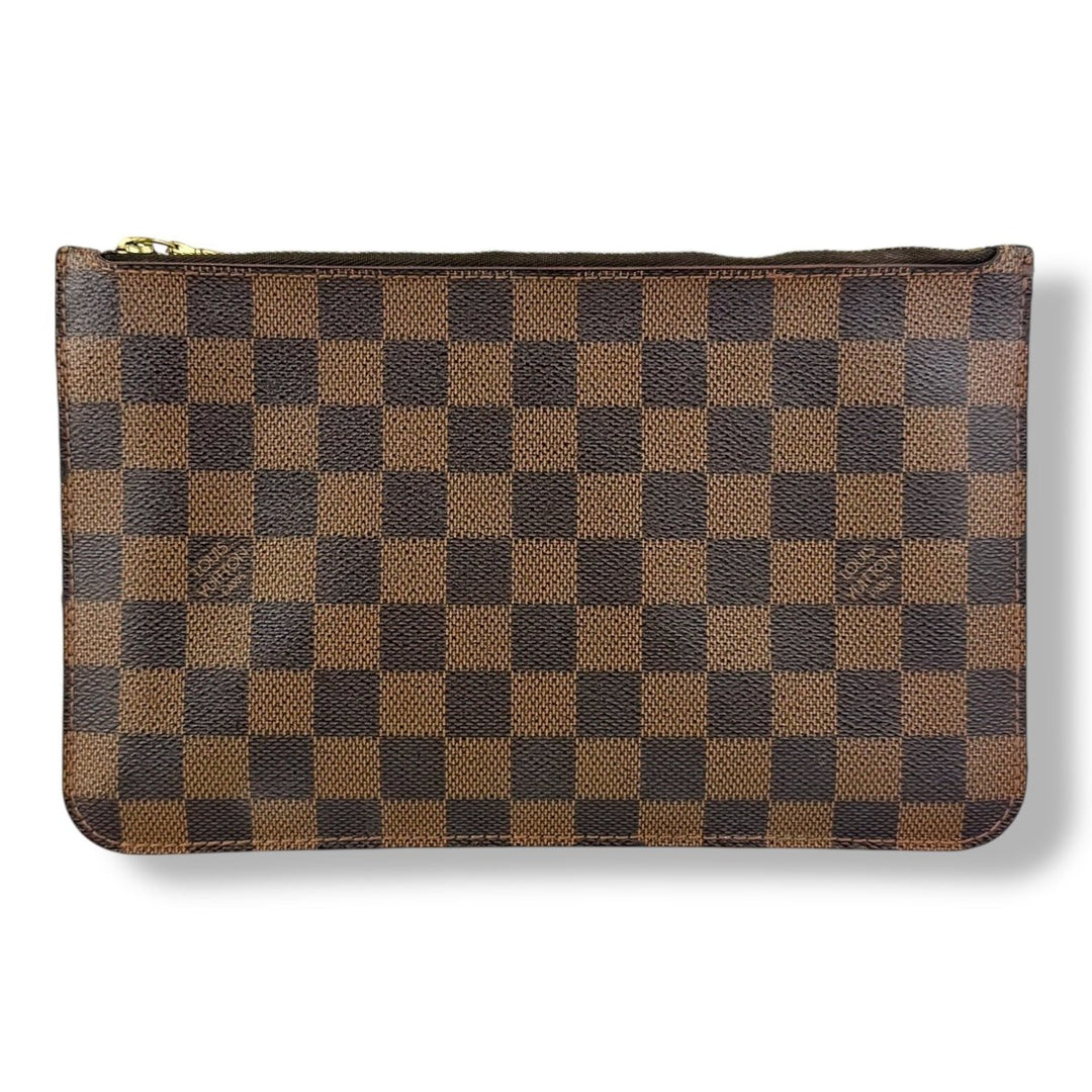 Louis Vuitton Brown Damier Neverfull Clutch Pouch - Lux Central