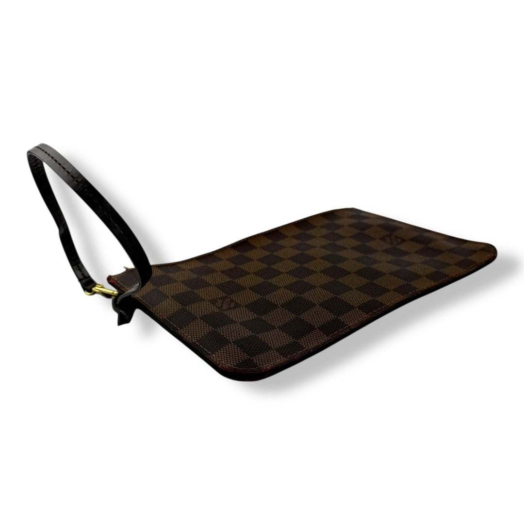Louis Vuitton Brown Damier Neverfull Clutch Pouch - Lux Central