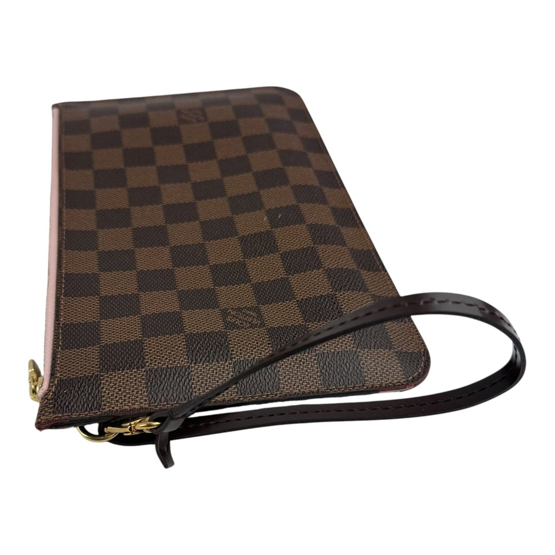 Louis Vuitton Brown Damier Neverfull Clutch Pouch - Lux Central