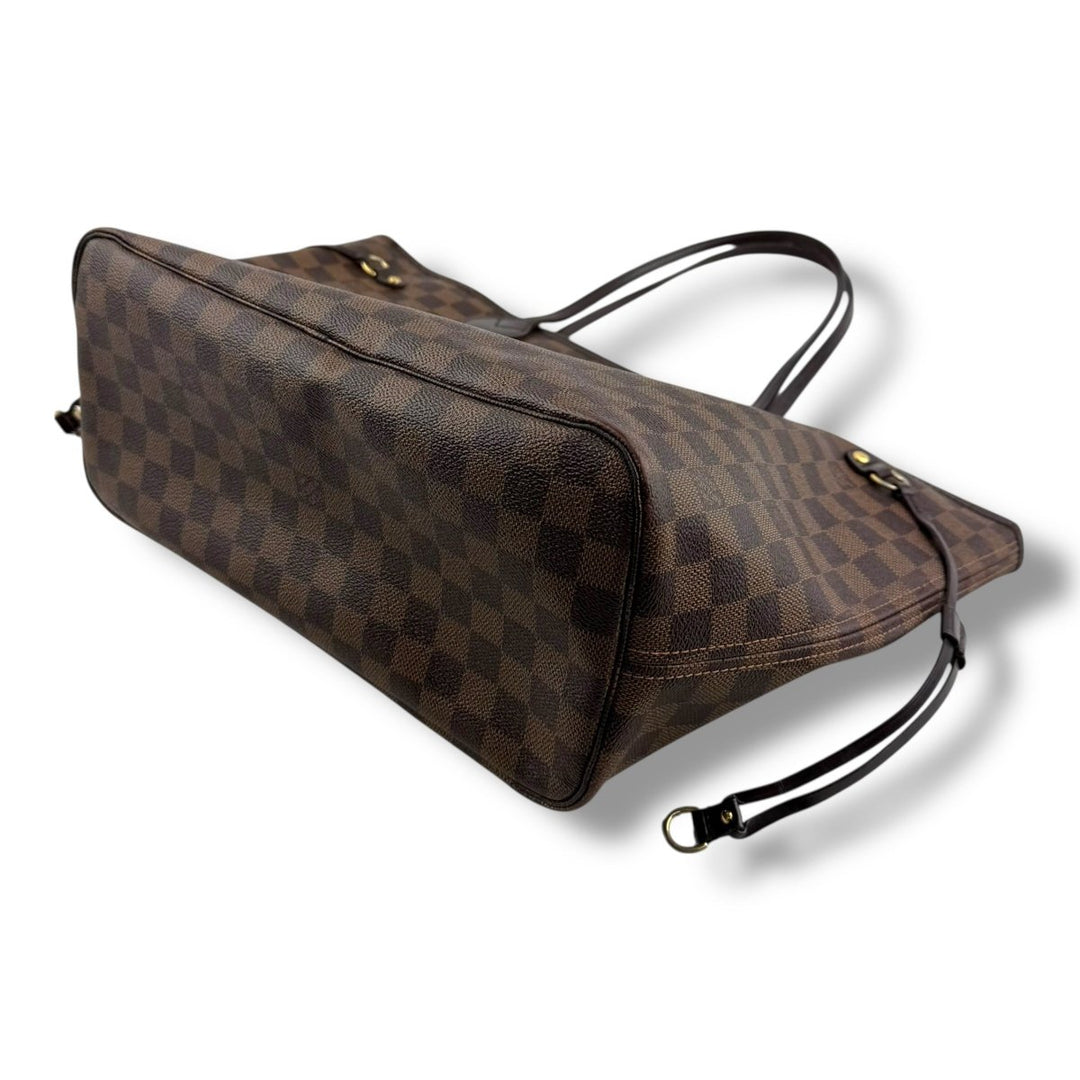 Louis Vuitton Brown Damier Neverfull MM Handbag - Lux Central