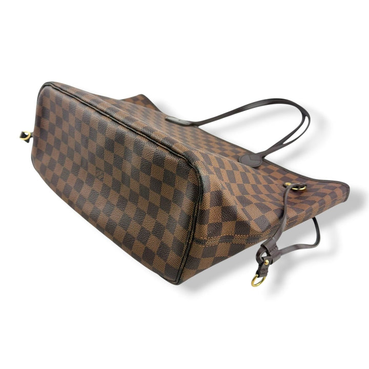 Louis Vuitton Brown Damier Neverfull MM Handbag - Lux Central