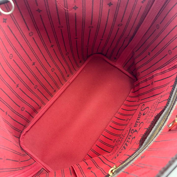 Louis Vuitton Brown Damier Neverfull MM Handbag - Lux Central