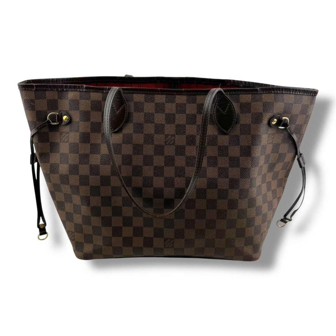 Louis Vuitton Brown Damier Neverfull MM Handbag - Lux Central