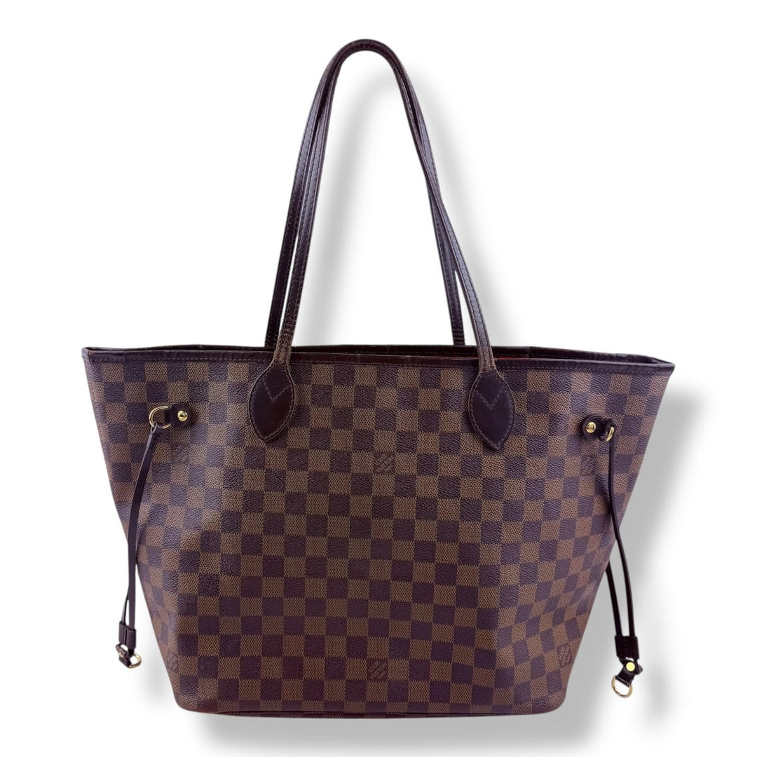 Louis Vuitton Brown Damier Neverfull MM Handbag - Lux Central