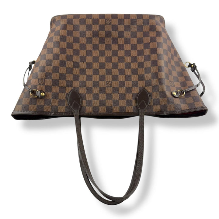 Louis Vuitton Brown Damier Neverfull MM Handbag - Lux Central