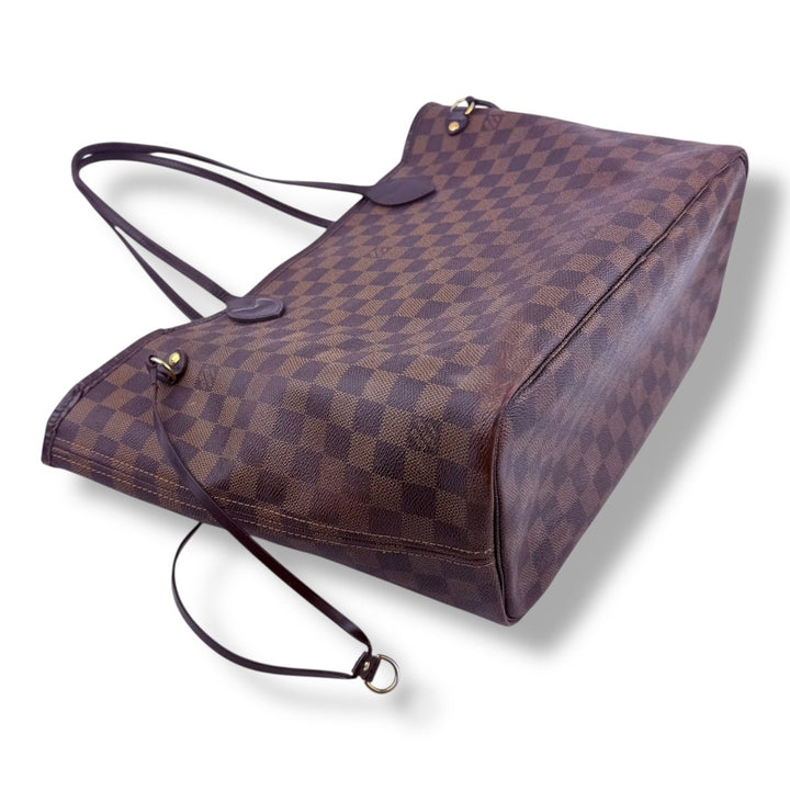 Louis Vuitton Brown Damier Neverfull MM Handbag - Lux Central