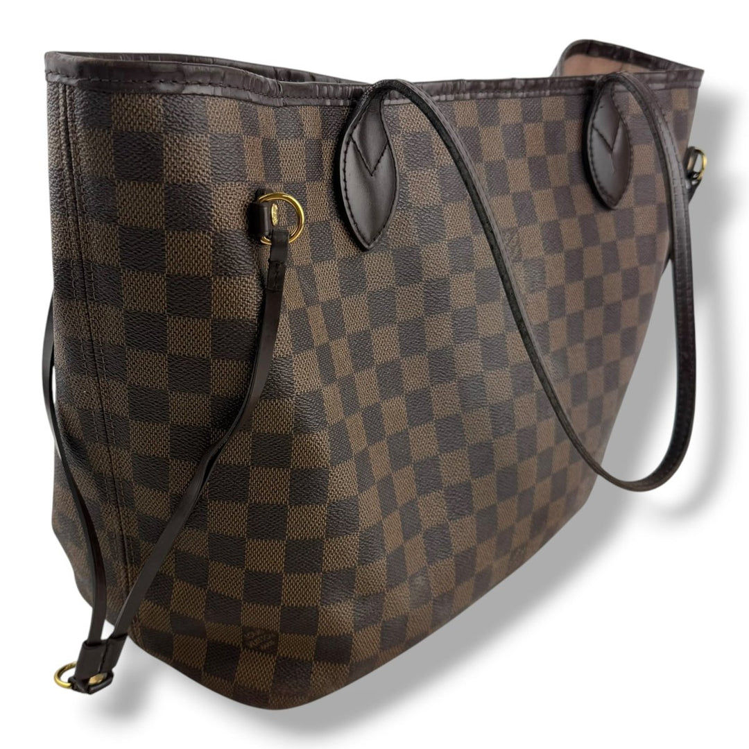 Louis Vuitton Brown Damier Neverfull MM Handbag - Lux Central